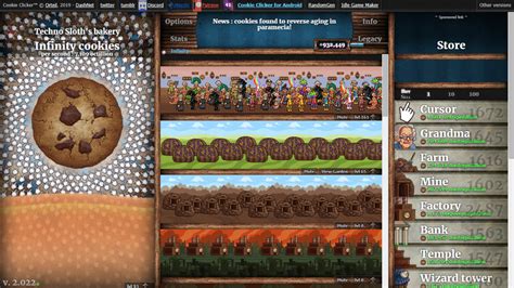 Which is one of our selected idle games is classified in our clicker games category. . Cookie clicker game unblocked